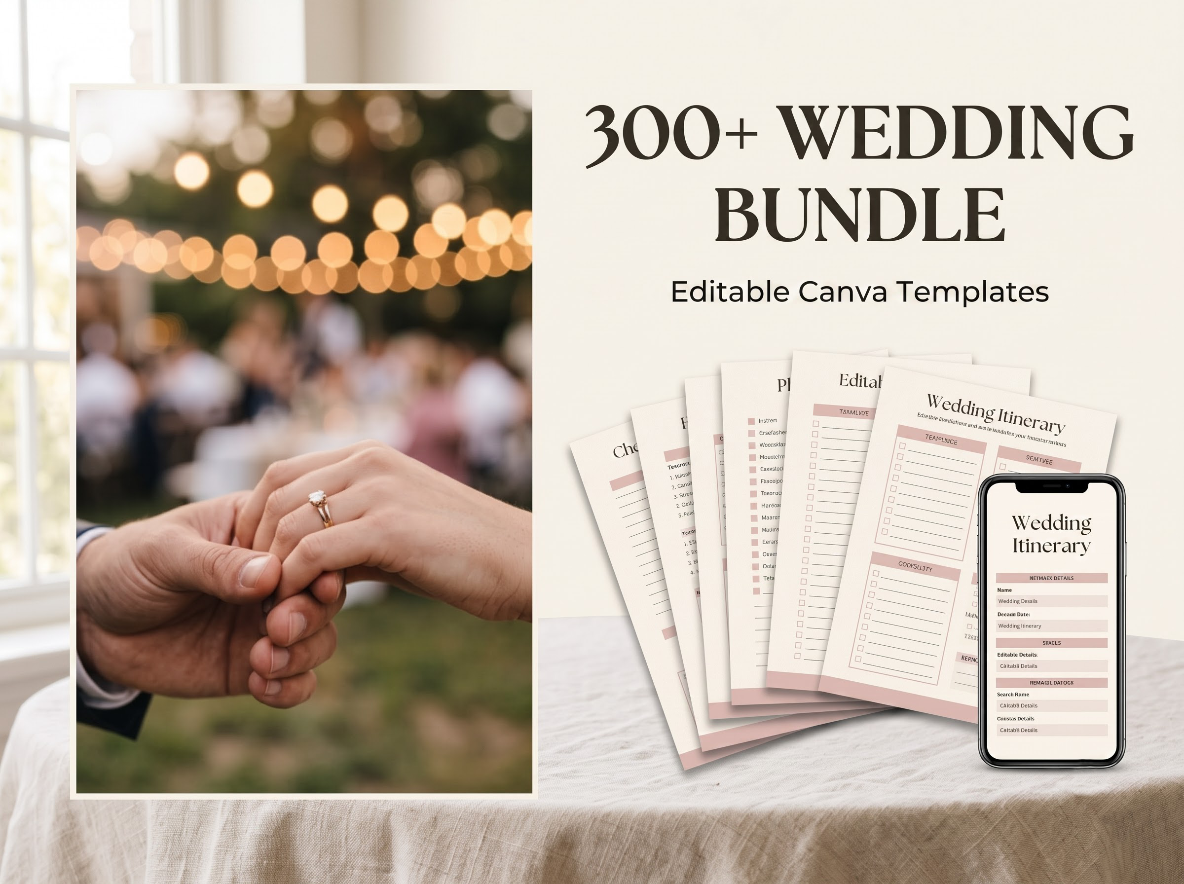 Ultimate Wedding Bundle | Itinerary, Invitations, Seating Chart & More