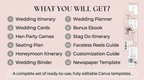 Ultimate Wedding Bundle | Itinerary, Invitations, Seating Chart & More