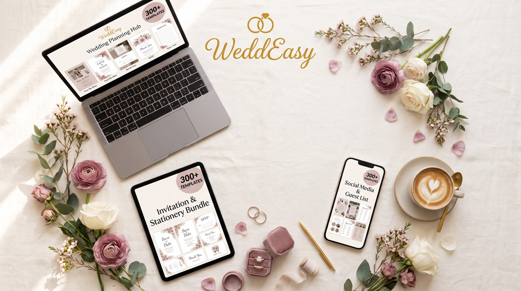 Ultimate Wedding Bundle | Itinerary, Invitations, Seating Chart & More